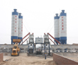 HZS75 concrete batching plant