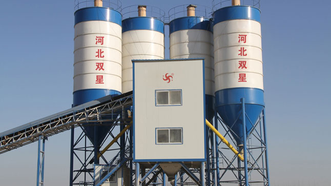 Evorionmental protecting batching plant
